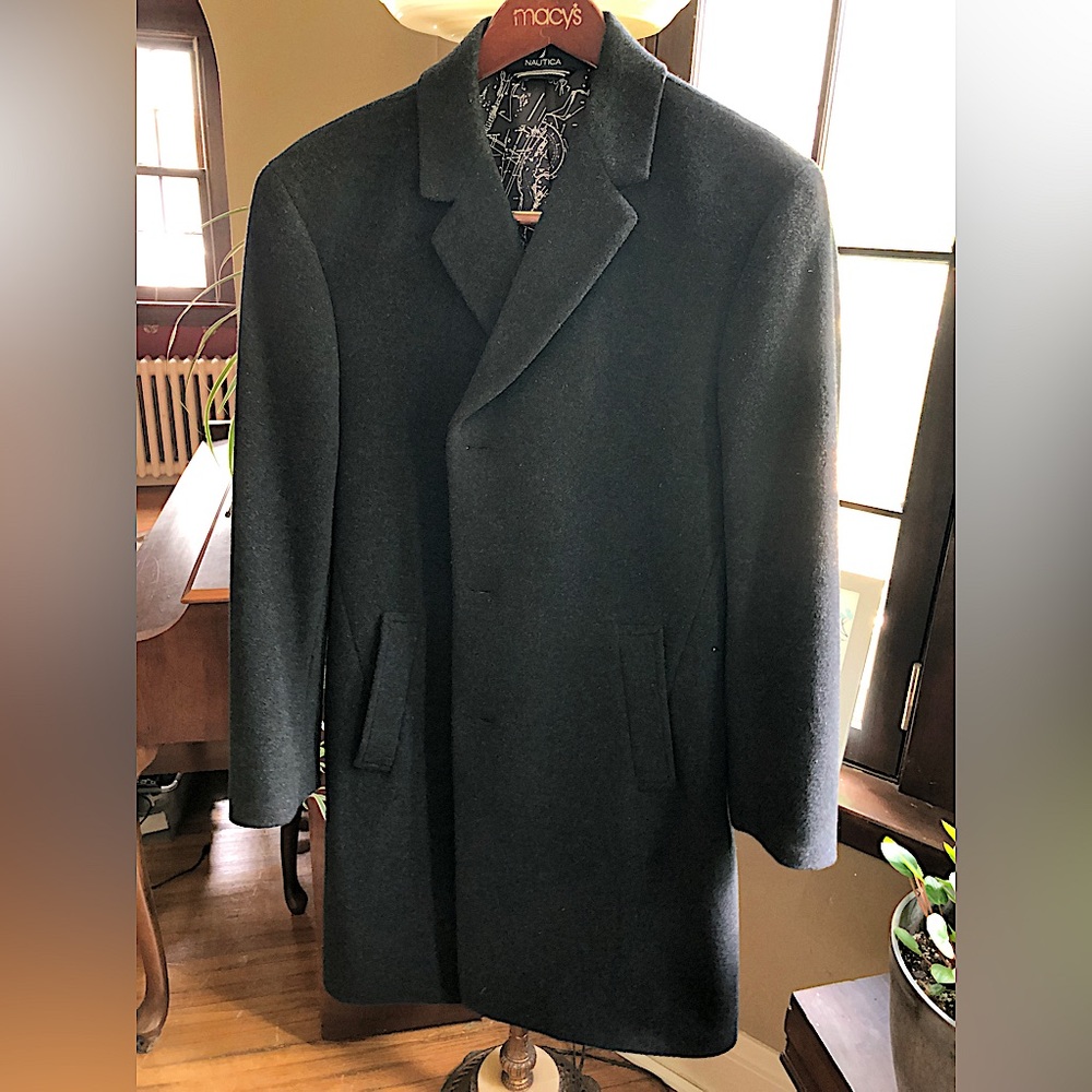 Men’s Nautica Wool Trench Coat / Dress Coat (Never Worn)